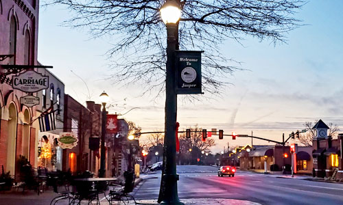 A beautiful view of Min Street in Jasper, Georgia.  Jasper, the "First Mountain City" is a great place to live and the Jasper homes for sale are amazing.